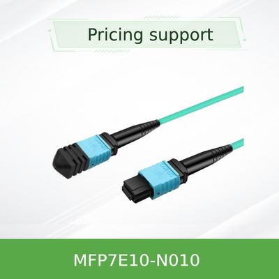 MFP7E10-N010 Mellanox AOC สายไฟฟ้าไฟเบอร์ปาสิฟ MMF MPO12 APC ถึง MPO12 APC 10m