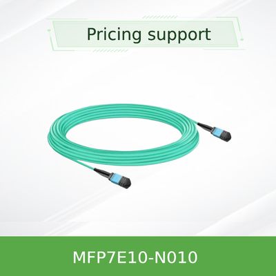 MFP7E10-N010 สายเคเบิลออปติคัลแบบพาสซีฟ MMF MPO12 APC ถึง MPO12 APC 10 ม.