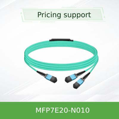 สายเคเบิลไฟเบอร์ออปติกมัลติโหมดแบบแยก Nvidia Mfp7e20-Nxxx Mfp7e20-N010 MMF, MPO12 APC ถึง 2xmpo12 APC