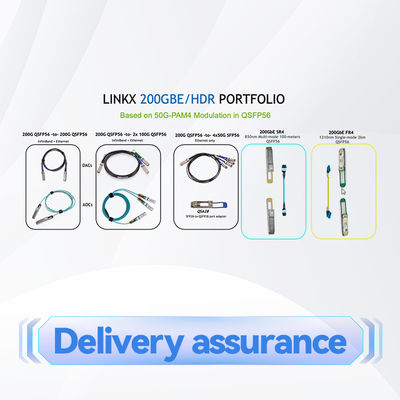 MMA4Z00-NS400 400Gb/S mellanox เครื่องรับสัญญาณทางออนไลน์ Single Port OSFP 400Gb/S Multimode SR4 50m