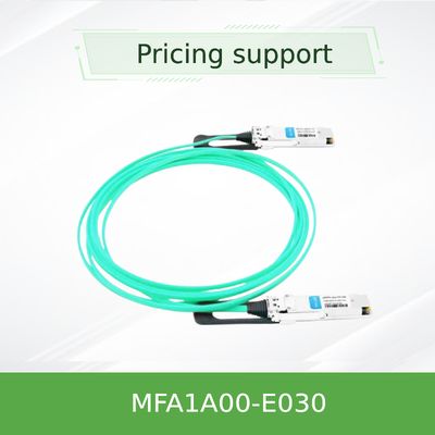 สายเคเบิล QSFP Mellanox AOC ที่ใช้ VCSEL MFA1A00-E030 IB EDR ถึง 100Gb/S