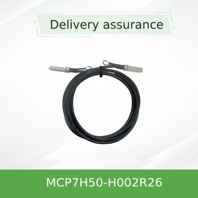 MCP7H50-H002R26 สายเคเบิลแยก DAC IB HDR 200Gb/S ถึง 2x100Gb/S 2 ม.