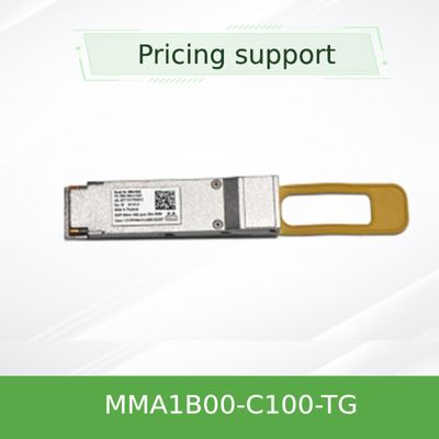 ตัวรับส่งสัญญาณ Mellanox ใหม่ดั้งเดิม MMA1b00-C100-Tg 100gbe Qsfp28 สูงสุด 100 เมตร, Ddmi