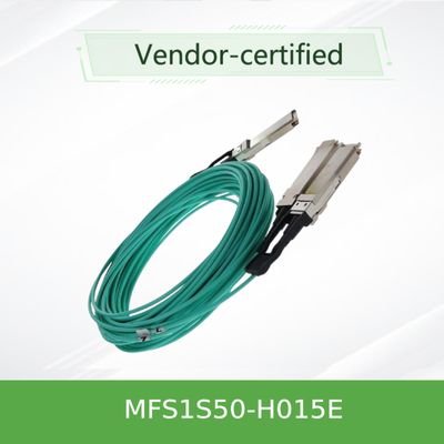 200Gb/S ถึง 2x100Gb/S Mellanox AOC IB HDR QSFP56 ถึง 2 MFS1S50-H005E MFS1S50-H010E MFS1S50-H015E MFS1S50-H015V