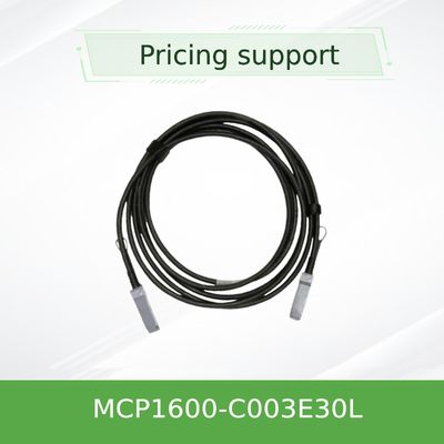สายเคเบิลอีเธอร์เน็ต Mellanox Qsfp DAC MCP1600-C003E30L 100GbE 3 ม.