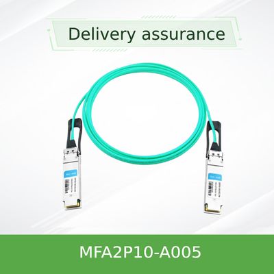สายเคเบิลแยก AOC ออปติคอล Mellanox ที่ใช้งานอยู่ MFA2P10-A005 25GbE SFP28
