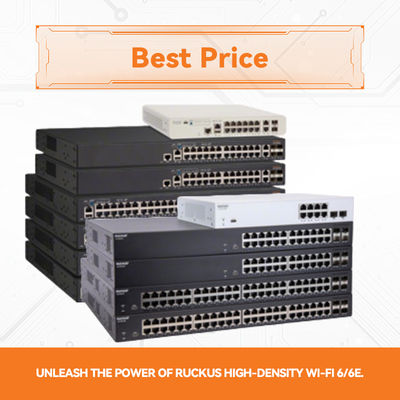สวิตช์ Advanced Ruckus ICX7550-24-E2 พร้อม 24 พอร์ตเพื่อการเชื่อมต่อที่ราบรื่น