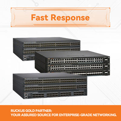 สวิตช์อีเธอร์เน็ต Advanced Ruckus ICX7550-48-E2 เพื่อการเชื่อมต่อที่ราบรื่น