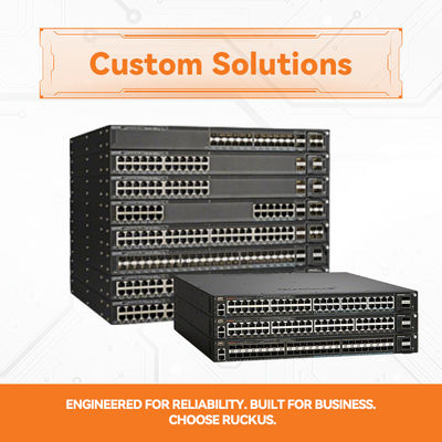 สวิตช์บริหารเครือข่าย ICX7550-24P-E2-R3 สวิตช์รุกัสที่ก้าวหน้า