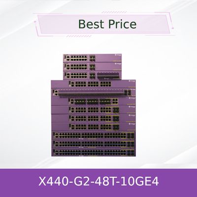 ผู้ผลิต จําหน่าย เครื่องสลับเครือข่ายขั้นสูง16534 X440-G2-48t-10ge4 เครื่องสลับเครือข่ายอีเทอร์เน็ต Extreme Xos