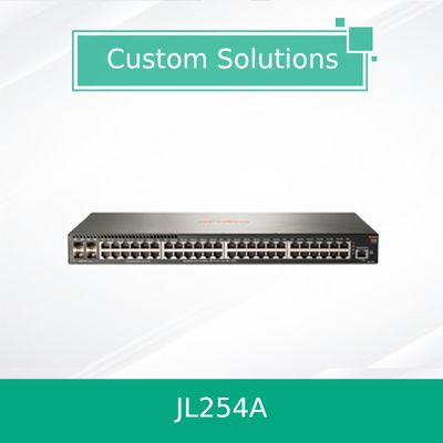 Hpe Aruba 2930f 48g สวิตช์ 4 สายพาน SFP+ JL254A ใหม่และเดิม