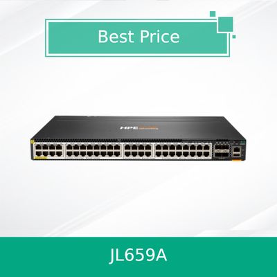 Hpe Aruba Networking Cx 6300m 48 ท่า Hpe Smart Rate 1/2.5/5gbe Poe และสวิตช์ SFP56 4 ท่า (JL659A)