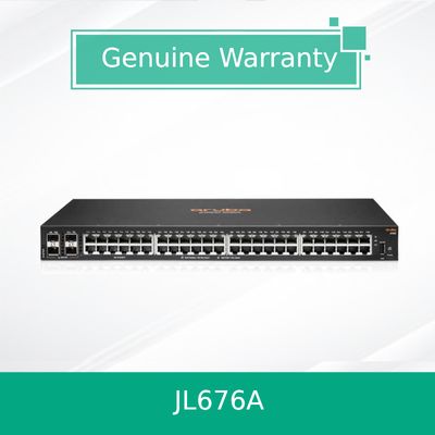 Hpe Aruba Cx 6100 48g เครื่องปรับเปลี่ยนที่บริหารได้ด้วย Port SFP+ (JL676A) ใหม่และเดิม