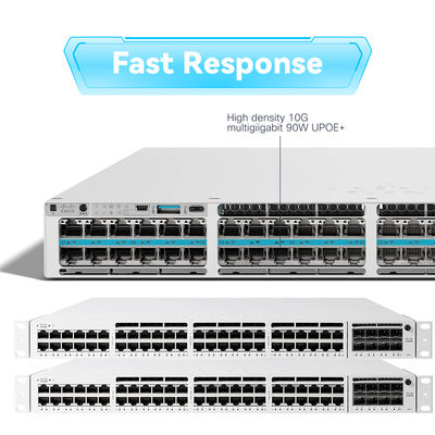 สวิตช์ Cisco C9200-48T-A รุ่นใหม่ดั้งเดิม 9200 Series Enterprise Switch 48 พอร์ต พร้อมความเร็ว 10/100/1000Mbps