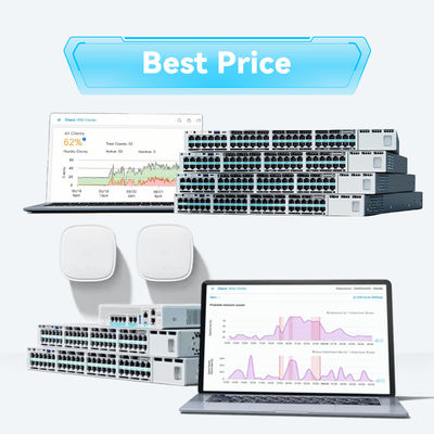 สวิตช์เครือข่ายอุตสาหกรรม C9200L-48p-4X-a สวิตช์เครือข่าย Cisco ใหม่เอี่ยมในสต็อก C9200L-48p-4X-a