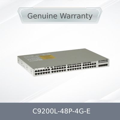 C9200L-48p-4G-E เครือข่ายสวิทช์ใหม่และเดิม 9200L 48-Port Poe 4 1g SFP Uplink Switch