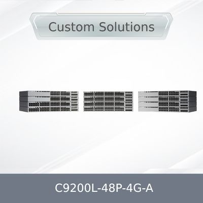 Cisco New Original C9200L-48p-4G-a 9200L 48 Port 10/100/1000 Poe+ 4X1g Uplink Switch Network Advantage C9200L-48p-4G-a การใช้งานของเครื่องออนไลน์