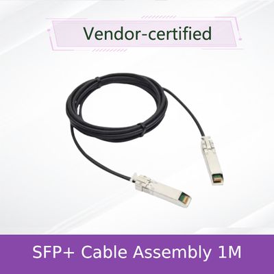 Extreme Wireless Access Points INC 10304 SFP + ชุดประกอบสายเคเบิล 1M 10 Giga bit Ethernet SFP+ passi
