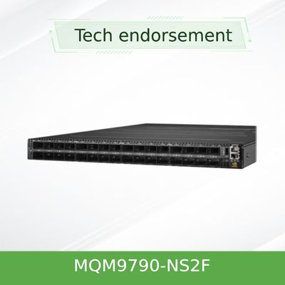 สวิตช์ NVIDIA Quantum MQM9790-NS2F 400G InfiniBand 64 พอร์ต จัดการภายนอก