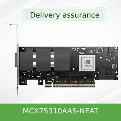 NVIDIA ConnectX-7 MCX75310AAS-NEAT Network Card with OSFP56 Interface 400GbE Transmission Rate and Infiniband NDR 400Gb/s