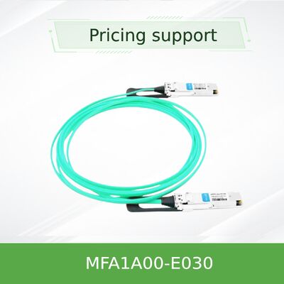 สายเคเบิลออปติคัลแบบแอคทีฟ Mellanox MFA1A00-E030 100Gb/s QSFP28 EDR ความยาว 30 เมตร InfiniBand LSZH VCSEL