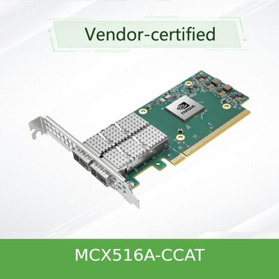 MCX516A-CCAT Dual-Port 100GbE Ethernet Adapter โดย NVIDIA