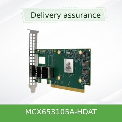 การ์ดอะแดปเตอร์ NVIDIA MCX653105A-HDAT ConnectX-6 200Gb/s VPI