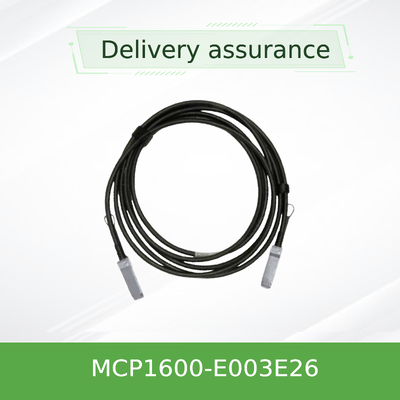 Mellanox MCP1600-E003E26 100Gb/s QSFP28 สาย DAC อัตโนมัติ 3m, 26 AWG, InfiniBand EDR & 100GbE รองรับ