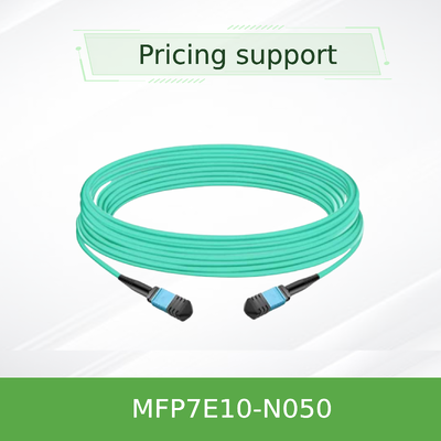 NVIDIA MFP7E10-N050 50m MPO-12/APC สายไฟเบอร์มัลติโมดสําหรับ 400G/800G InfiniBand & Ethernet