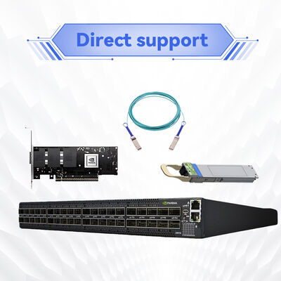 สวิตช์ InfiniBand NVIDIA Q3200-RA 800Gb/s | แชสซีสวิตช์คู่ 72 พอร์ต, 57.6 Tb/s