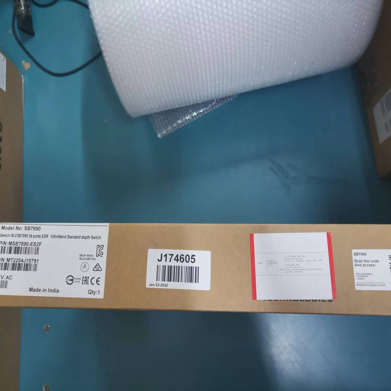 36p จัดการภายนอก EDR 100Gb/S Smart Mellanox Infiniband Switch MSB7890-ES2F ไม่มีการปิดกั้น