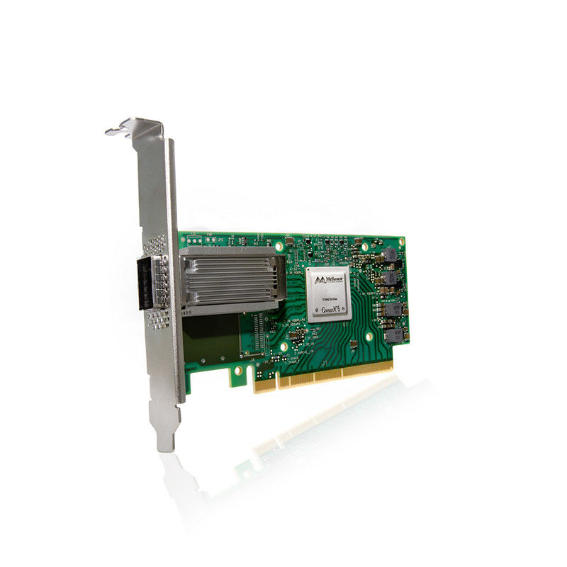 การ์ดเครือข่าย Mellanox VPI Mellanox 100gbe การ์ดอะแดปเตอร์ Nic MCX555A-ECAT ConnectX-5 EDR 100GbE