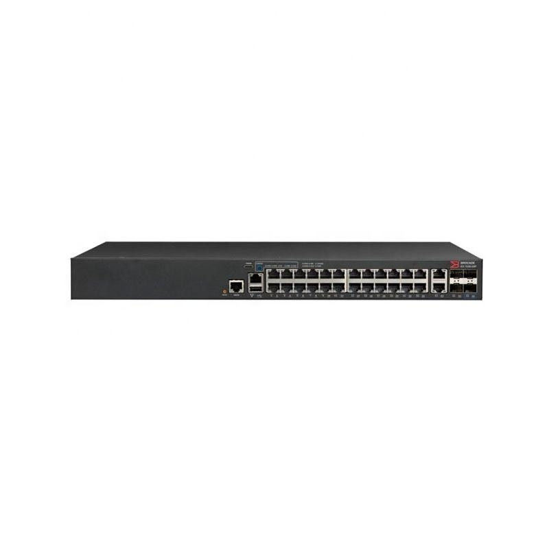 24P 4X1G สวิตช์เครือข่าย Ruckus ICX7150 10/100 / 1000Mbps RJ-45 PoE 370W
