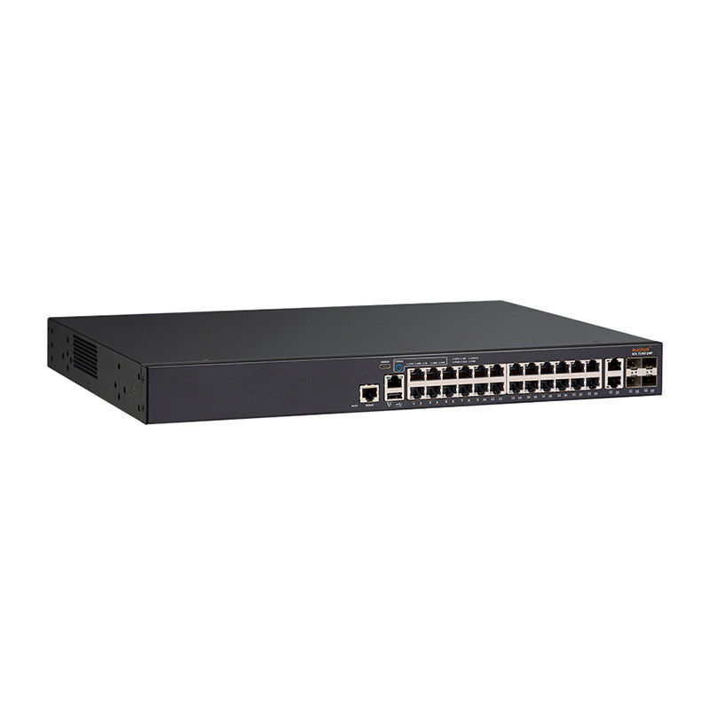 24P 4X1G สวิตช์เครือข่าย Ruckus ICX7150 10/100 / 1000Mbps RJ-45 PoE 370W