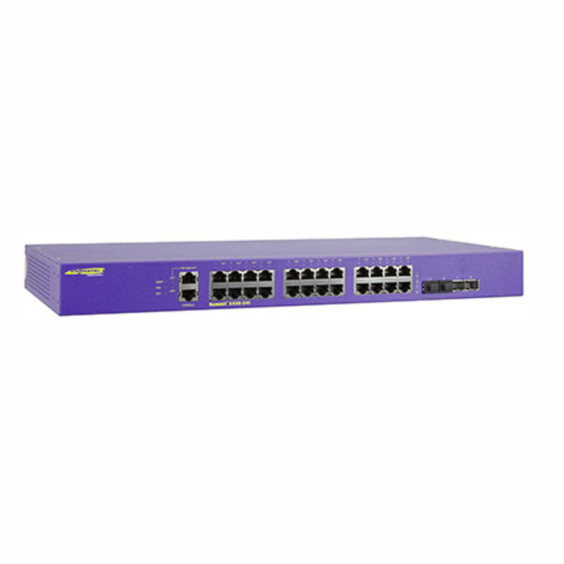 สวิตช์ Extreme Networks X435 AVB 24 พอร์ต X435 4S 68Gbps 50.6Mpps ใหม่และของแท้