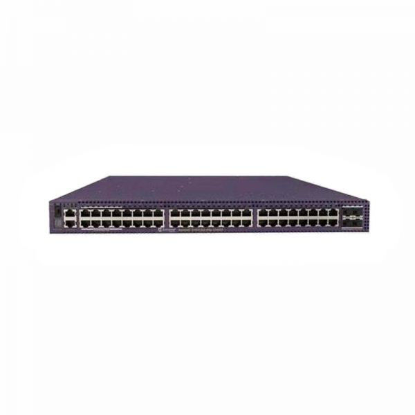 RJ45 48x Extreme X460 Switch PoE+ พอร์ตคอนโซล 10GE4 ฐาน 48 พอร์ต