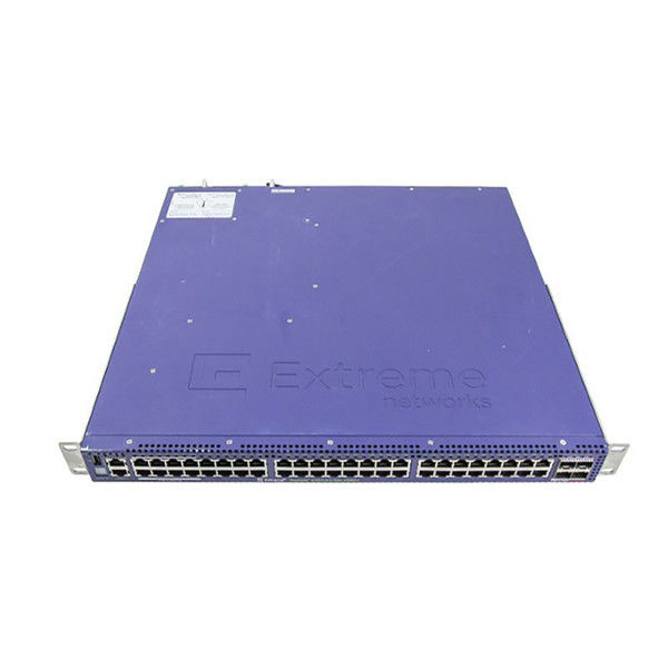 RJ45 48x Extreme X460 Switch PoE+ พอร์ตคอนโซล 10GE4 ฐาน 48 พอร์ต