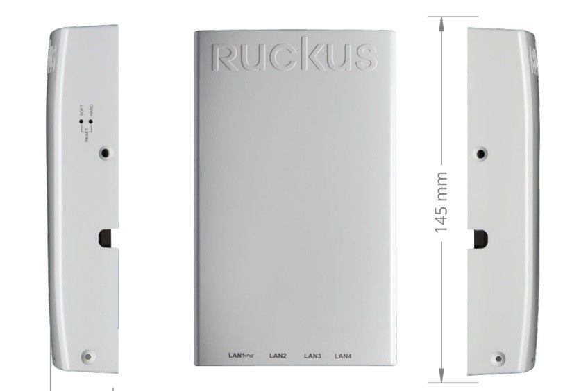 802.11ac BeamFlex AES Ruckus จุดเชื่อมต่อไร้สาย 901-H500-WW00 WPA-PSK WPA-TKIP WPA2