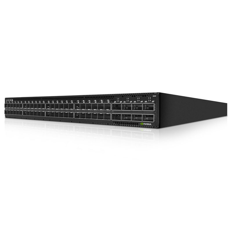 MSN2410-CB2FC Mellanox sN2410Mellanox สวิตช์เครือข่าย Cumulus Linux 48 พอร์ต SFP28 8 พอร์ต QSFP28