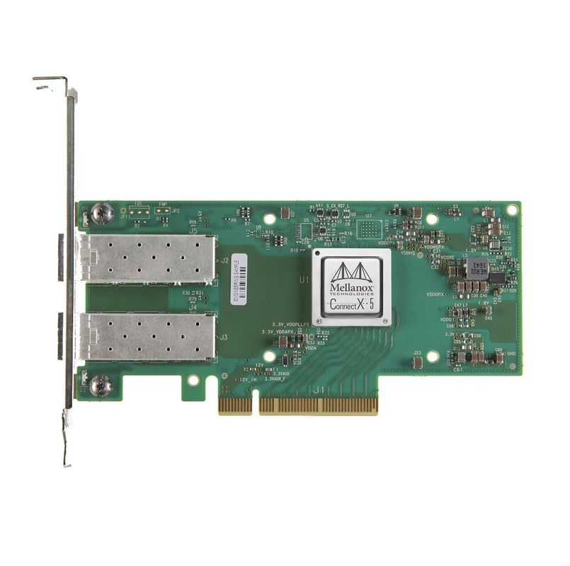 การ์ดอีเธอร์เน็ตแบบมีสาย Mellanox 10gb SFP Pcie การ์ด MCX512A-ACAT ConnectX-5 TH