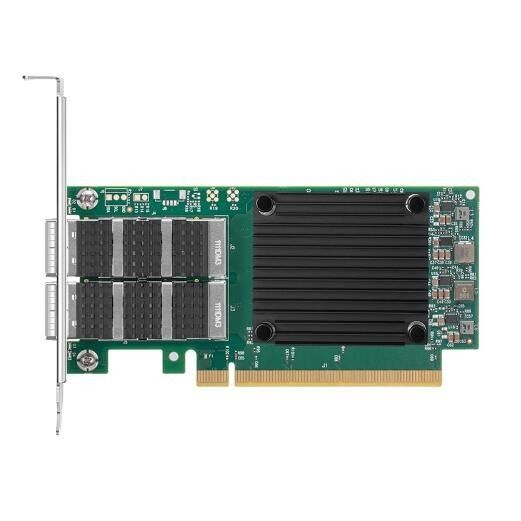 QSFP56 อะแดปเตอร์อีเทอร์เน็ต Mellanox NIC ConnectX-6 Dx EN 100GbE การ์ดเครือข่าย MCX623106AN-CDAT