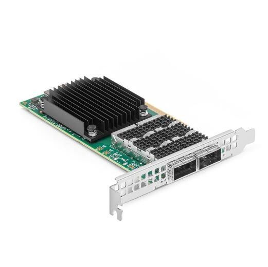 QSFP56 อะแดปเตอร์อีเทอร์เน็ต Mellanox NIC ConnectX-6 Dx EN 100GbE การ์ดเครือข่าย MCX623106AN-CDAT