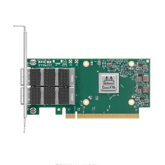QSFP56 อะแดปเตอร์อีเทอร์เน็ต Mellanox NIC ConnectX-6 Dx EN 100GbE การ์ดเครือข่าย MCX623106AN-CDAT