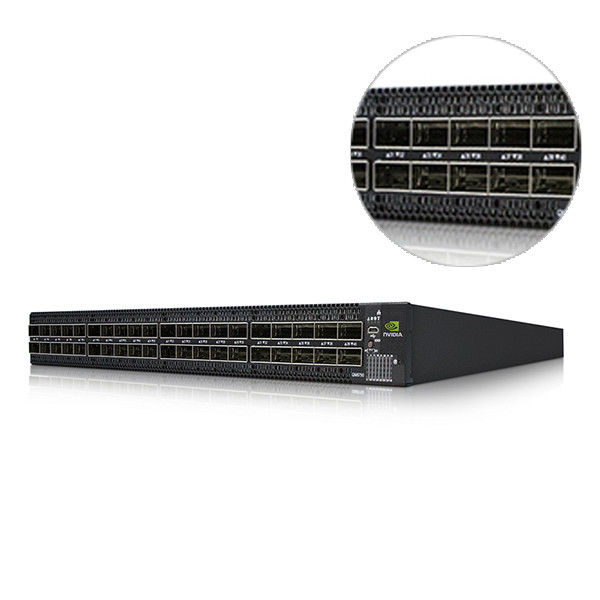40 พอร์ต QSFP28 แบบไม่ปิดกั้นสวิตช์เครือข่าย HDR Mellanox InfiniBand MQM8790-HS2F 200Gb/S