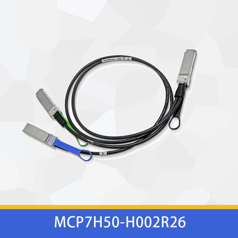 สายเคเบิล Mellanox DAC 2 ม. HDR100 ต่อสายไฟเบอร์โดยตรง MCP7H50-H002R26 MCP7H50-V0xxR QSFP56