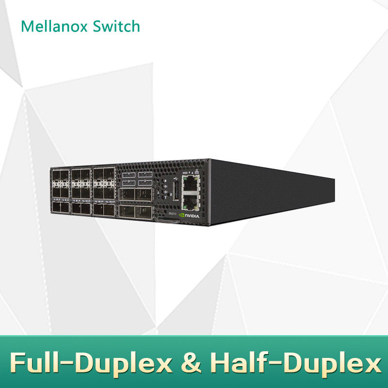 18 พอร์ต SFP28 พอร์ตสวิตช์เครือข่ายโอเพ่นซอร์ส Mellanox บน Linux MSN2010-CB2F 25GbE / 100GbE