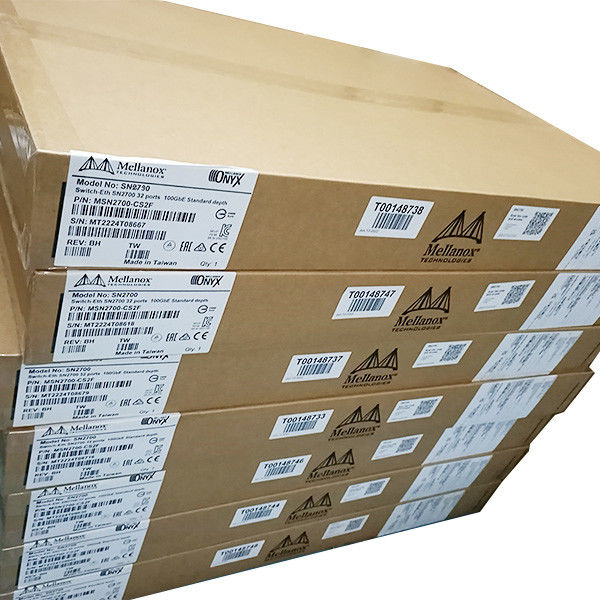 MQM9790-NS2F InfiniBand Mellanox Network Switch 64 พอร์ต 400Gb/S 32 พอร์ต OSFP ที่ไม่มีการจัดการ