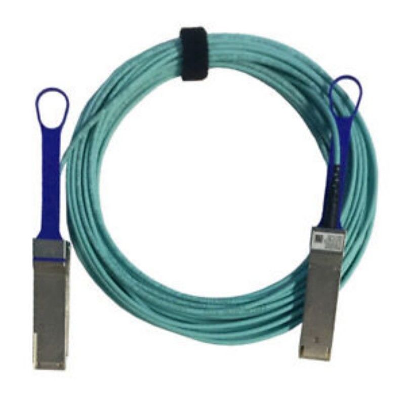 MFA1A00-E005 สายเคเบิลออปติคัลที่ใช้งานอยู่ InfiniBand EDR สูงสุด 100Gb/S สายเคเบิล Mellanox AOC ของ QSFP LSZH 5 ม.