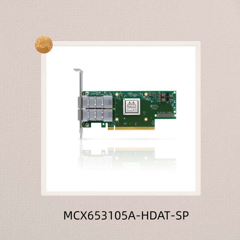 Mellanox MCX653105A-HDAT-SP Secure Boot Root of Trust Crypto Acceleration สำหรับเซิร์ฟเวอร์