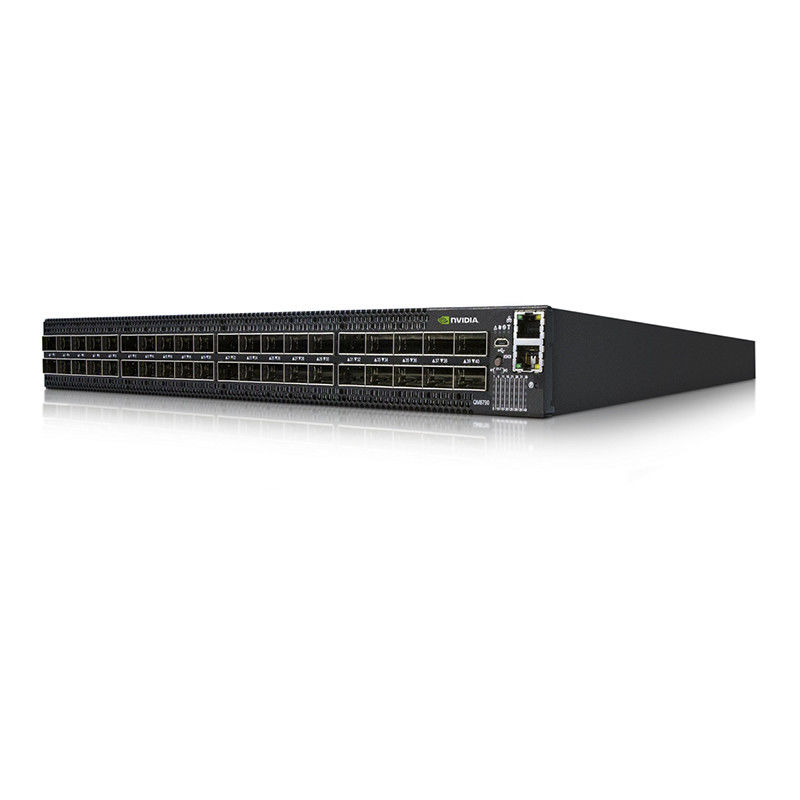 MQM8790-HS2F สวิตช์เครือข่าย Mellanox 40 พอร์ตไม่ปิดกั้นการจัดการ HDR 200Gb/S